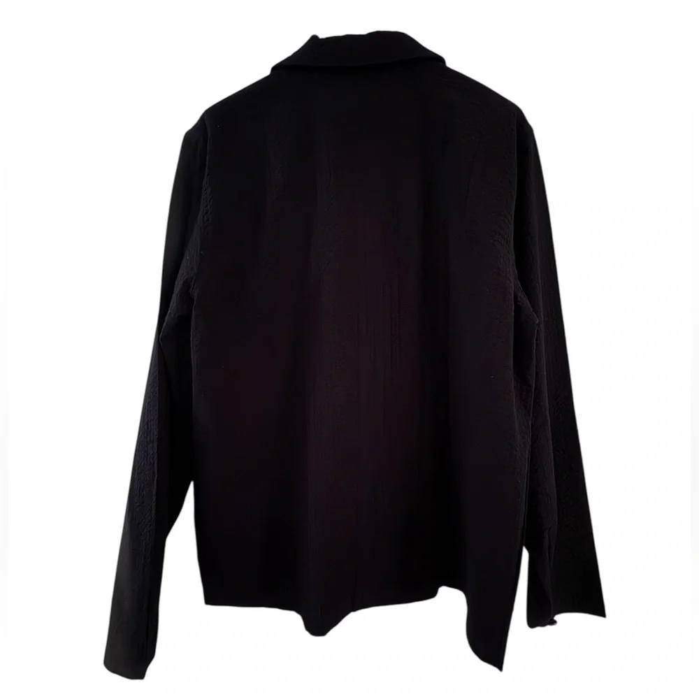 Les Deux Osmund Seersucker Overshirt NWT Size Large